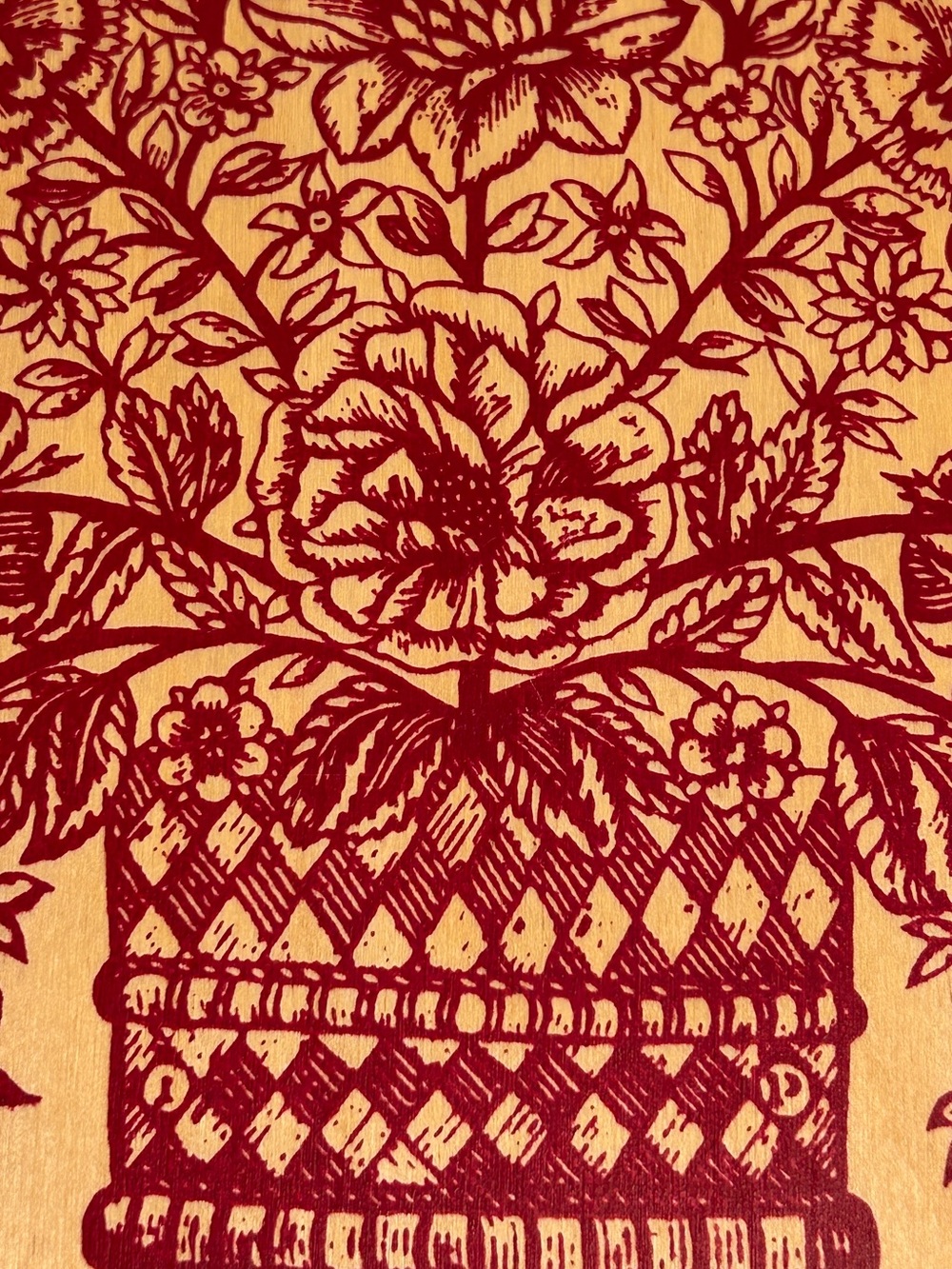 Vintage Wooden Flower Press Top Floral Craft Replacement Board boho art print - Picture 9 of 10